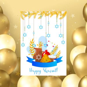 Happy Shavuot Greeting Card Printable