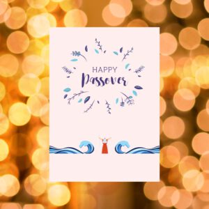 Happy Passover Greeting Card Printable