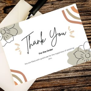 Printable Thank you cards, thank you printable, modern thank you, small business thank you cards, order thank you package inserts, cute card