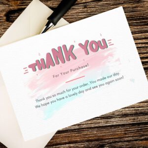 Printable Thank you cards, thank you printable, modern thank you, small business thank you cards, order thank you package inserts, cute card