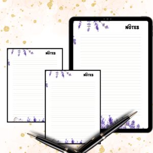 Printable papernote | note pages printable | lined notes | note taking | letter writing paper | printable notes | notes planner | notepad