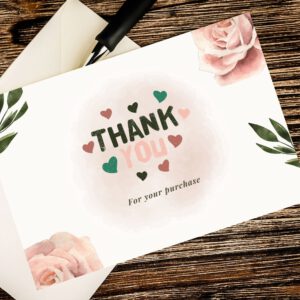 Printable Thank you cards, thank you printable, modern thank you, small business thank you cards, order thank you package inserts, cute card