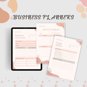 Printable business planner | small business planner | business worksheet | startup checklist | small business planner | starting a business