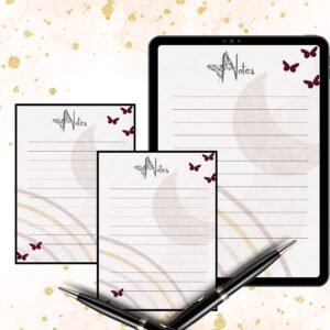 Printable papernote | note pages printable | lined notes | note taking | letter writing paper | printable notes | notes planner | notepad