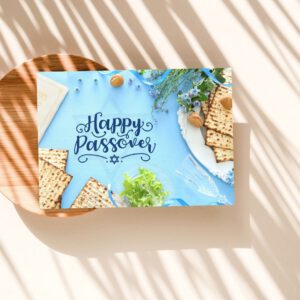 Passover card | jewish card | happy passover | jewish celebration | passover gift | printable passover | passover table | decorations