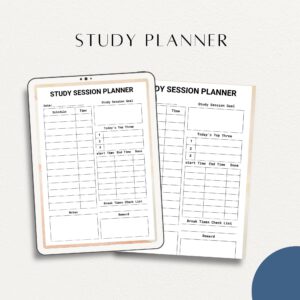 Study planner | productivity planner | planning | to do list | digital download | instant download | scheduling planner | planning | digital