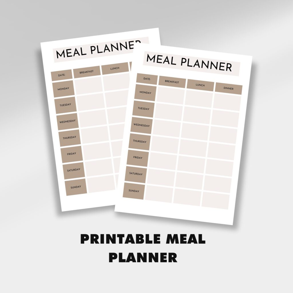 printable meal planners | weekly meal | meal plan printable | weekly ...