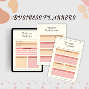 Printable business planner | small business planner | business worksheet | startup checklist | small business planner | starting a business