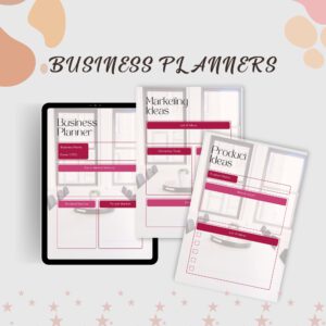 Printable business planner | small business planner | business worksheet | startup checklist | small business planner | starting a business