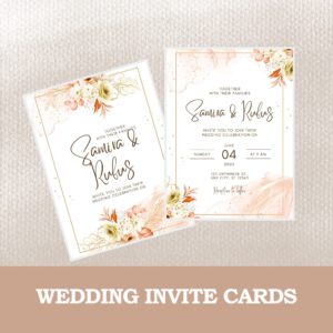Wedding card |modern invite | wedding invite editable | simple template | wedding stationery | template suite | editable wedding | digital