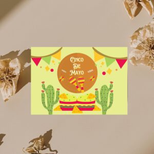 Cinco de mayo | fiesta card | happy cinco de mayo | cinco de mayo printable | cinco de mayo | pinata digital card | mexican holiday |digital